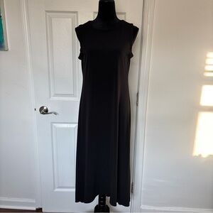 Chico’s Sleeveless Black Maxi Dress - Size 1 (Medium)